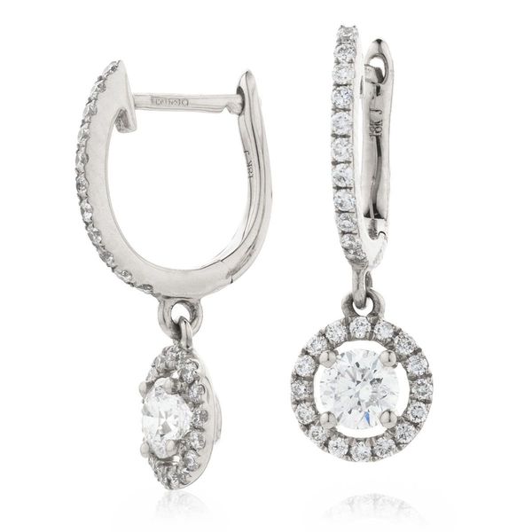 Diamond Drop Earring Set 0.55ct - 0.75ct - Hamilton & Lewis Jewellery