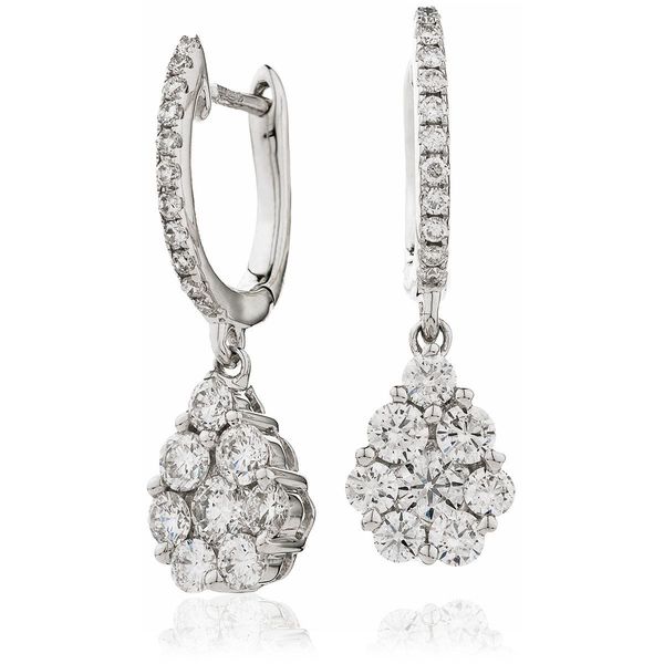 Diamond Drop Earring Set 1.00ct - Hamilton & Lewis Jewellery