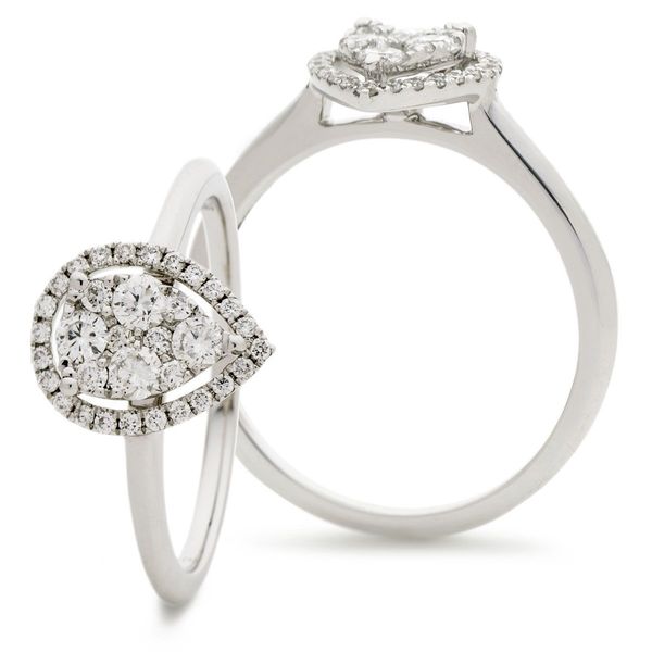 Classic Cocktail Cluster Ring 0.40ct - Hamilton & Lewis Jewellery