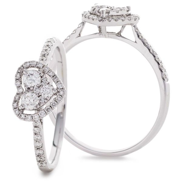 Classic Cocktail Cluster Ring 0.45ct - Hamilton & Lewis Jewellery