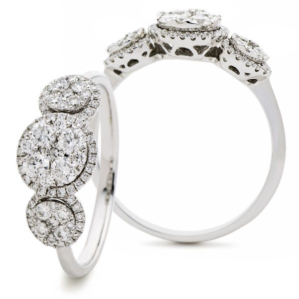 Classic Cocktail Cluster Ring 0.75ct - Hamilton & Lewis Jewellery
