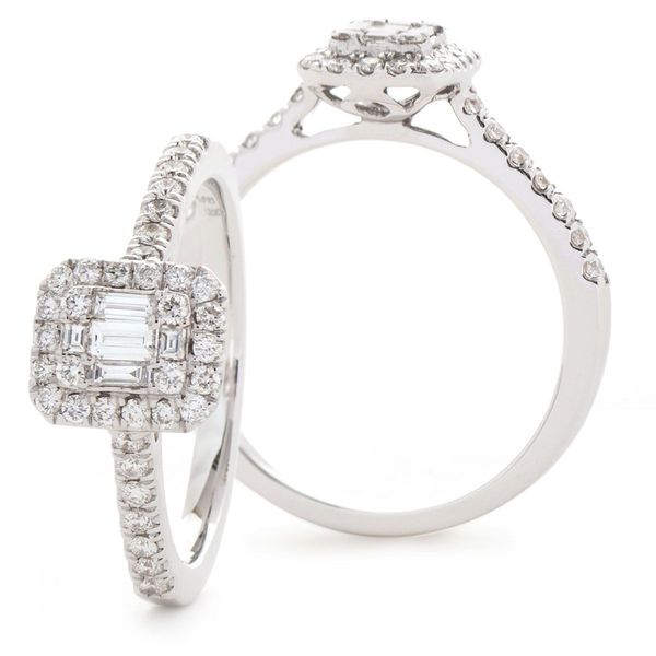 Classic Cocktail Cluster Ring 0.60ct - Hamilton & Lewis Jewellery