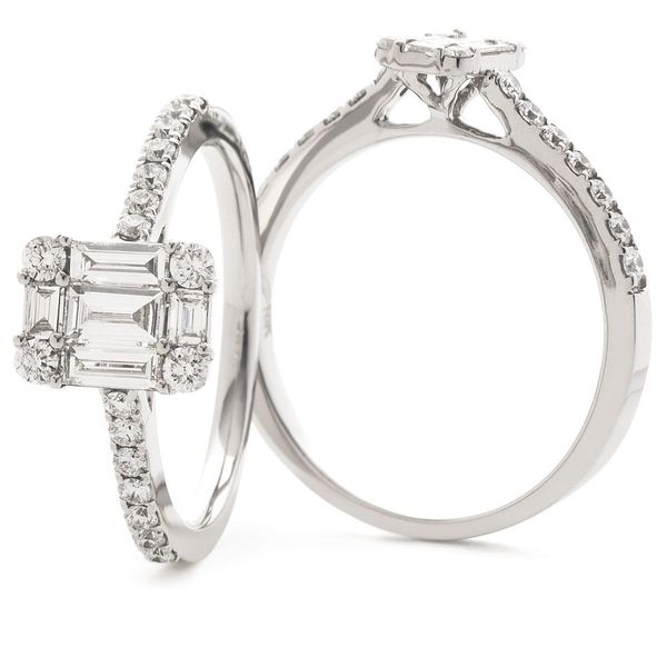 Classic Cocktail Cluster Ring 0.50ct - 0.90ct - Hamilton & Lewis Jewellery