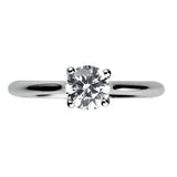 Round Four Claw Solitaire Ring 0.25ct - 1.00ct - Hamilton & Lewis Jewellery