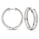 Diamond Hoop Earring Set 1.00ct - 3.00ct - Hamilton & Lewis Jewellery