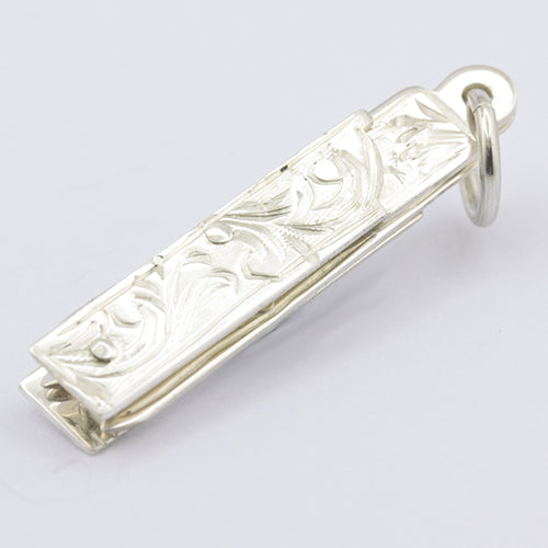 Small Silver Plumb, Square & Compass Masonic Pendant - Hamilton & Lewis Jewellery