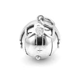 Large Size Solid Silver Masonic Orb - Hamilton & Lewis Jewellery