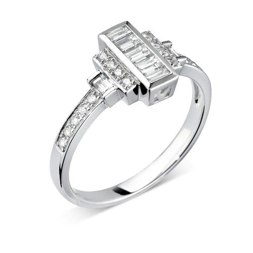 Empire Engagement Ring 0.46ct - Hamilton & Lewis Jewellery