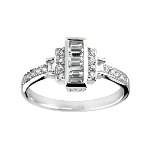 Empire Engagement Ring 0.46ct - Hamilton & Lewis Jewellery