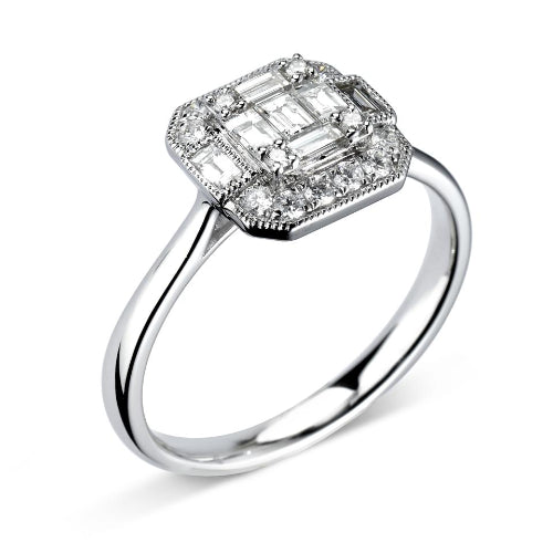Empire Engagement Ring 0.50ct - Hamilton & Lewis Jewellery