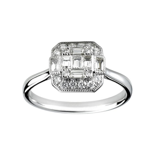 Empire Engagement Ring 0.50ct - Hamilton & Lewis Jewellery