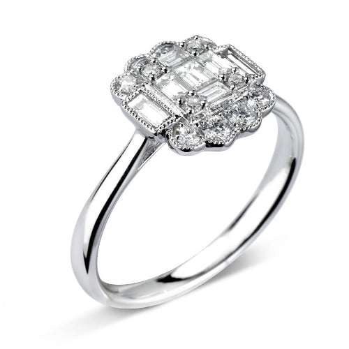 Empire Engagement Ring 0.63ct - Hamilton & Lewis Jewellery