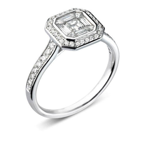 Empire Engagement Ring 0.70ct - Hamilton & Lewis Jewellery