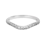 Fishtail Set shaped wedding ring - Hamilton & Lewis Jewellery