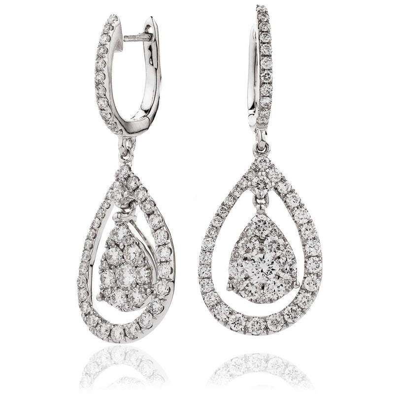 Diamond Drop Earring Set 1.50ct - Hamilton & Lewis Jewellery