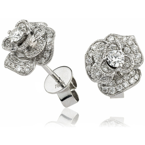 Flower Cluster Earring Set 0.55ct - Hamilton & Lewis Jewellery